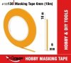 MIRAGE 100138 MASKING TAPE 6mm (18m) (taśma maskująca) 